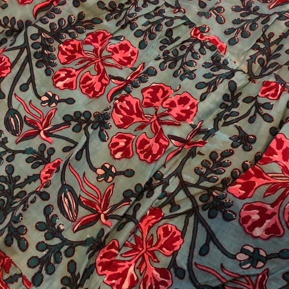 Strapless floral midi dress - Picture 4 of 8